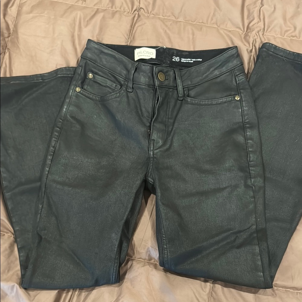 Slim-straight Coated Anthropologie Jean
